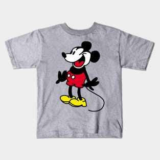 Steamboat Willie Cartoon Mouse 1928 Kids T-Shirt